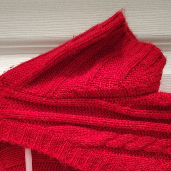 Justice Girl's Red Knit Sweater Dress - Picture 6 of 7